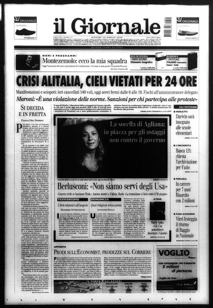 Il giornale : quotidiano del mattino